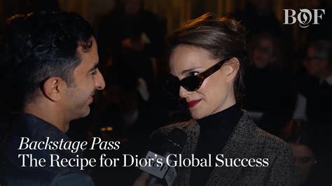 dior homme backstage pass|Backstage Pass: The Recipe for Dior’s Global Success.